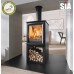 Ecosy+ Hampton 5 Double Sided TALL Defra Approved Ecodesign Wood Burning Stove 
